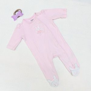 🐰2 for $10 Pink bunny jammies - size 6mo